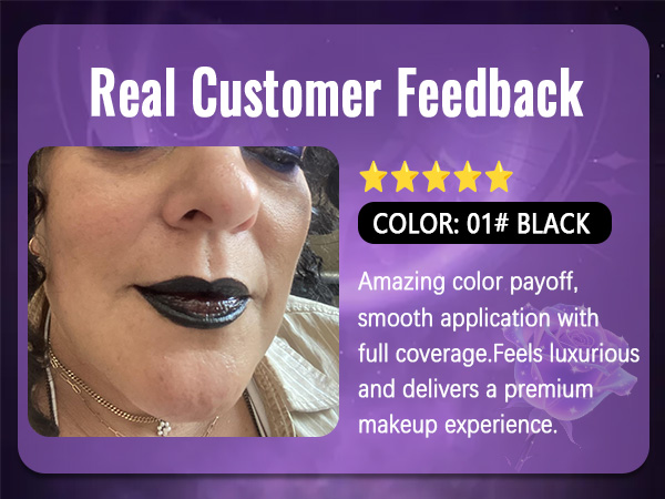 HHLTOH Black Matte Lipsticks for Women
