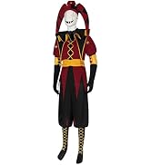 Halloween Clown Cosplay Costume Full Set Circus Jester Outfit Adult Evil Harlequin Suits for Them...