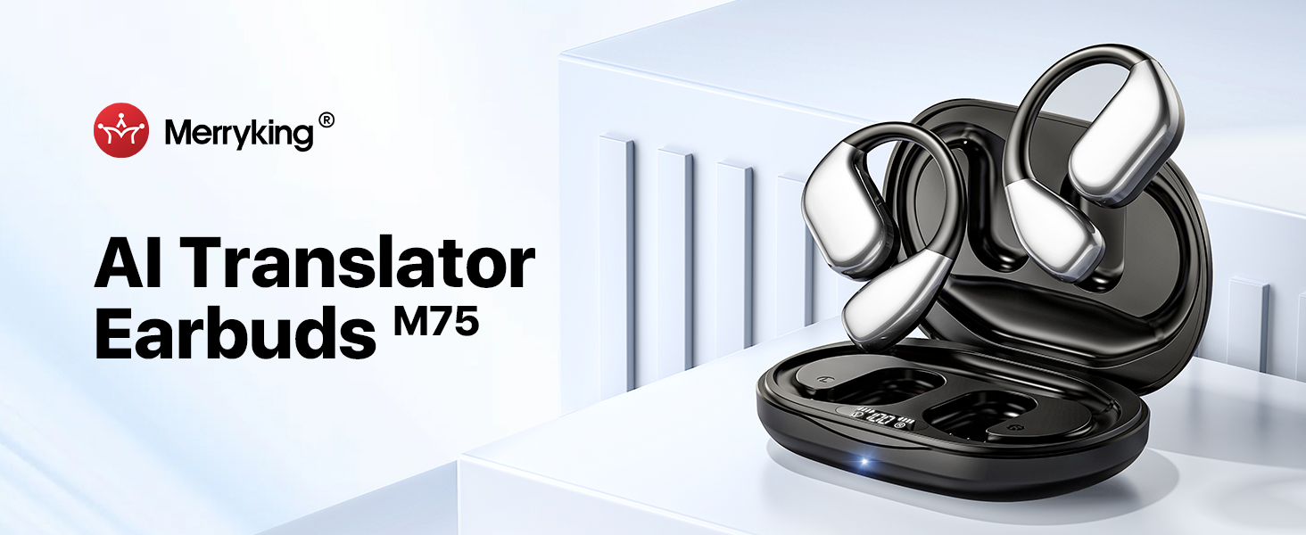AI Translator Earbuds M75