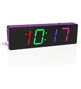 GeekLJT DIY RGB Clock Soldering Kit, Colorful 4-Digit Digital Clock Kit, DIY Soldering Project, D...