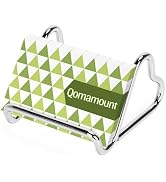 Qomamount Business Card Holder,Cute Heart-Shaped Metal Card Display Stand,Vertical Desktop Name C...