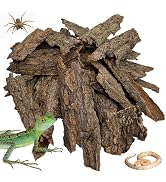 Apatal Reptile Cork Bark Bulk 2 Lb Cork Wood for Terrarium, Natural Flat Cork Bedding Terrarium S...