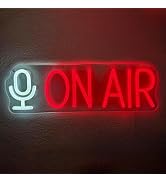 On Air Neon Sign LED Light for Live Streaming, Recording Studio, Bedroom, and Game Room Wall Déco...