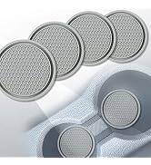 Smeyta Car Cup Coaster Set of 4,Universal Car Cup Holder Coaster,Silicone Auto Cup Holder Insert ...