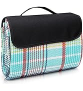 Extra Large Picnic & Outdoor Blanket Dual Layers for Outdoor Water-Resistant Handy Mat Tote Sprin...
