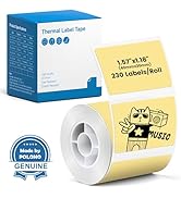 POLONO Genuine Thermal Labels for PM220S Label Makers, 1.57