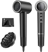 slopehill Hair Dryer - 110,000 RPM High-Velocity Fast Drying + Low Noise + Lightweight + Intellig...