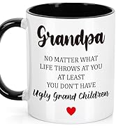 LEJIAJINW Gifts for Grandpa Papa Fathers Day Grandfather Gifts Granddad, Gramps, Poppy, Funny Gra...
