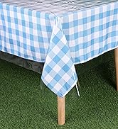 Clear tablecloth