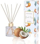 100ml Scent Diffuser with 6 Fiber Sticks, 3.5 oz Reed Diffuser Set Aromatherapy Fragrance Diffuse...
