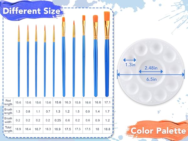paint brushes set