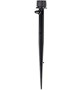 Raindrip 156005B Adjustable Flow Bubbler, Full-Circle Pattern, 8 Stream, with 1/4 in. Barbed Inle...