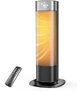 1500W Space Heaters for Indoor Use, Portable Space Heater Large Room with Remote, PTC Ceramic, 10...