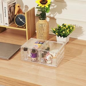 makeup organizer display