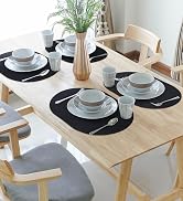 Silicone Placemats, Oval Placemats for Dining Table