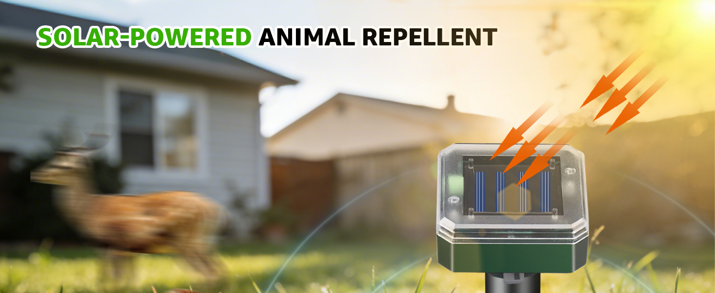 Mole Repellent Solar Powered