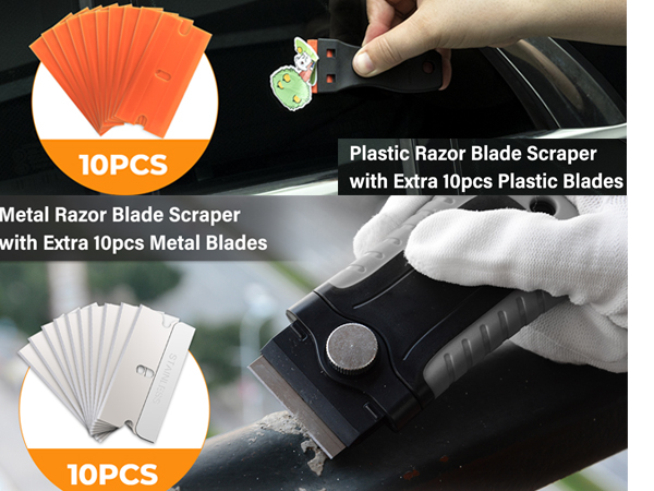 mental razor blade scraper