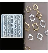 3D Picture Frame Gel Nail Art Mold Arts Resin Frames Molds for Accessories Supplies Framed Silico...