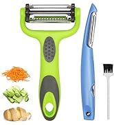 M Jingmei Vegetable Peeler Potato Peelers for Kitchen, Y and I Mulit 3 In 1 Peeler Set, Carrot Cu...