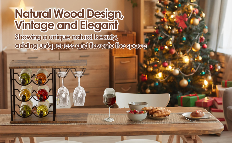 countertop wine rack
