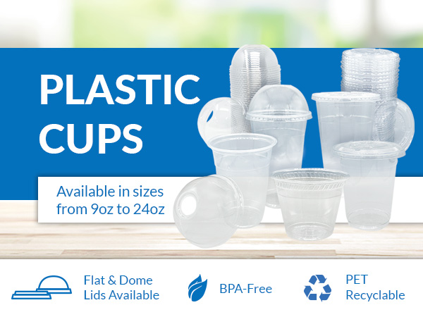Plastic Cups Available in Many Sizes