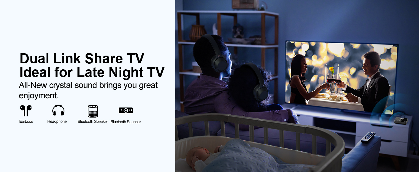 1Mii Bluetooth transmitter for TV
