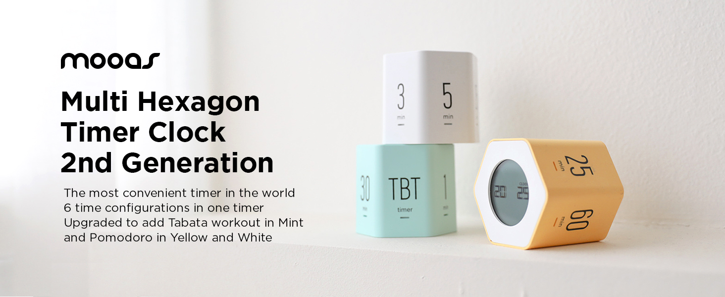 Multi Hexagon Timer Clock 2nd Generation