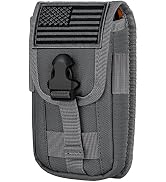 IronSeals Tactical Phone Holster Pouch, Tactical Smartphone Pouch Case Utility EDC Pack Molle Att...