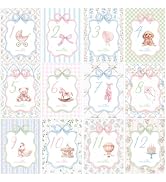 R HORSE Baby Girl Monthly Milestone Cards, Monthly Photo Props for Newborn | Grandmillennial, Wat...