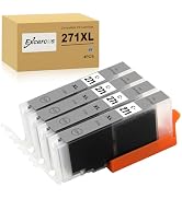 EXCERCUS Compatible Ink Cartridge Replacement for CLI 271 CLI-271XL Gray Ink Cartridges Work with...