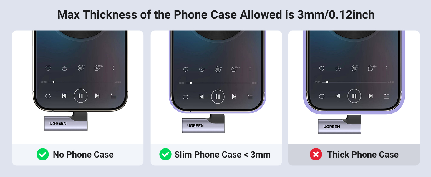 Fit 3mm Phone Case