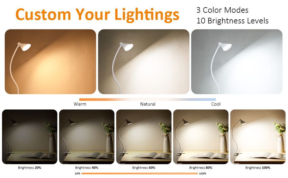 Eye Care Dimmable Reading Lamp