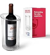 TenTen Labs Wine Chiller Bucket - Clear Champagne Bucket - Wine Bottle Chiller for Parties - Hold...