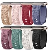 Easuny 8 Pack Bands for Women Compatible with Apple Watch 40mm 41mm 38mm 42mm 44mm 45mm 46mm 49mm...