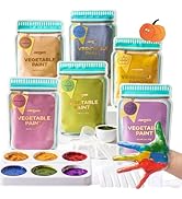 Washable Finger Paints Powder for Toddlers, Safe Paints for Baby's Hand and Feet, Non-Toxic Presc...