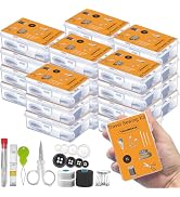 24 Pack Mini Travel Sewing Kits Bulk Small Emergency Sewing Kits Outdoor Survival Military Sewing...
