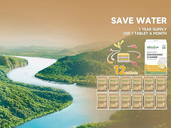 save water,1 year supply,use 1 tablet a month