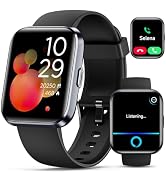 Smartwatch for Women/Men, Compatible with Android & iPhone, 1.8'' Fitness Tracker Watch with Alex...