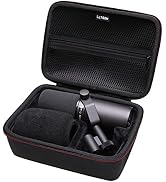 LTGEM Hard Case for Shure SM7B/MV7/MV7X Vocal Dynamic Microphone with Tripod - Travel Protective ...