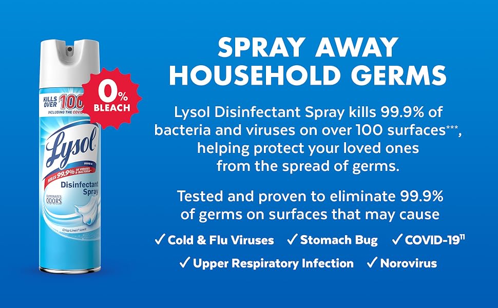 Spray away germs