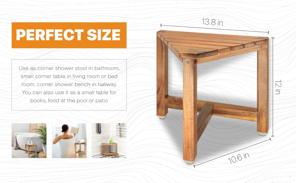 Corner Shower Stool