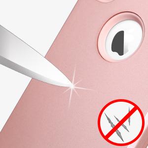 IDweel 3 in 1 Shockproof Slim Hybrid Heavy Duty Protection Hard PC Cover Rose Gold