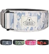 Bear Grips 3 Layer Weight Lifting Belt, Quick Lock Weightlifting Belt Buckle, Perfect Gym Belt, S...