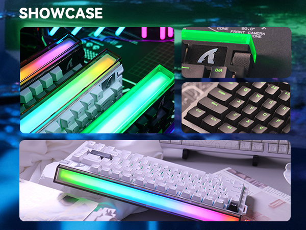 ATTACK SHARK R85 HE Wired 75% Hall Effect Rapid Trigger Mechanical RGB 8K Polling Gaming Keyboard