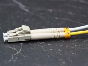 LC fiber cable left