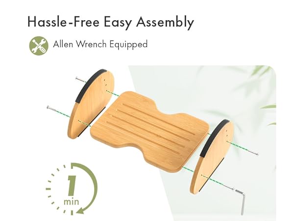 under the desk foot rest adjustable height