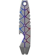 OKNIFE Otacle 2 Mini Titanium Bottle Opener, EDC Pry Bar with Hexagonal Wrench(Grey)