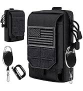 IronSeals Multi-Purpose Tactical Molle Pouch Waist Bag for Mobile Phone Belt Pouch Holster Cover ...