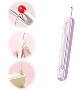 2 in 1 Needle Threader Seam Ripper, Stretchable Seam Rippers for Sewing, Thread Remover Tool for ...