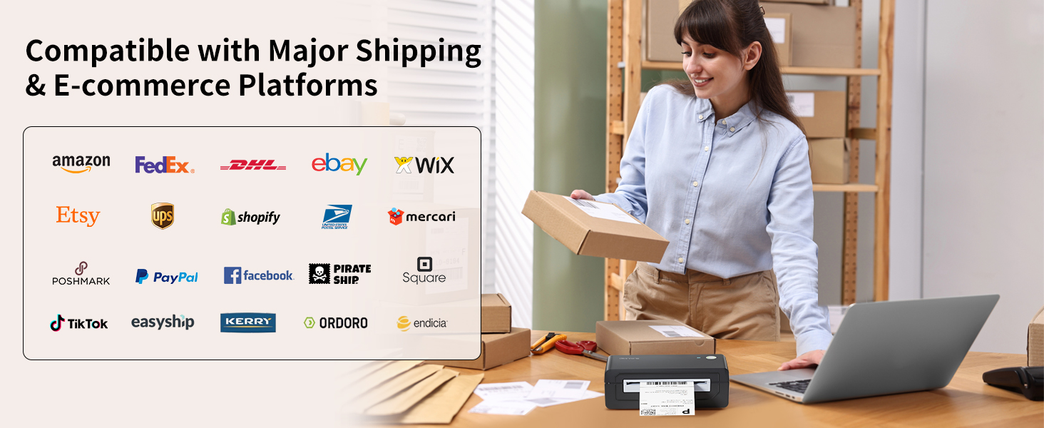 shipping label printer